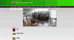Desktop Screenshot of dtm.usu.ac.id
