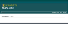 Tablet Screenshot of fmipa.usu.ac.id