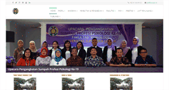Desktop Screenshot of fpsi.usu.ac.id