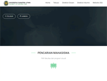 Tablet Screenshot of dirmahasiswa.usu.ac.id
